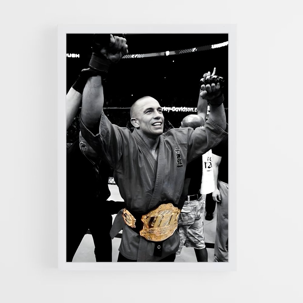 Poster Ceinture d'Or – affiche MMA (vue 3)